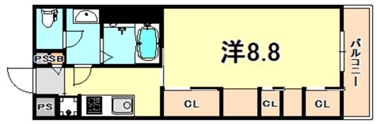 リブリ・シーサイドコート芦屋の間取り画像