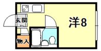 サンゼン山手ハイツの間取り画像