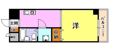 ミュゼ花隈の間取り画像