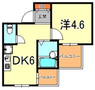 アメニティ東神戸の間取り画像