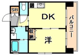 プリオーレ新開地の間取り画像