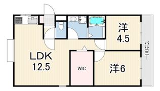 エスポアール西宮北口IIの間取り画像