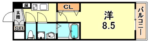 ロアール神戸住吉の間取り画像