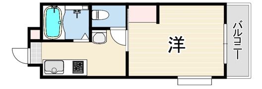 LakiaApartment夙川の間取り画像