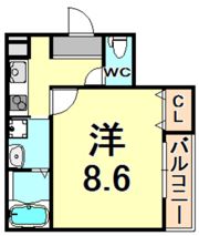 フジパレス西桜木町の間取り画像