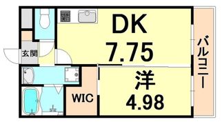 M’s court今津山中町の間取り画像