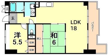 ポルト西宮の間取り画像