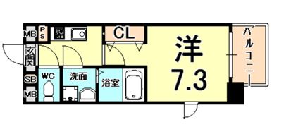 アーバングリーン甲子園の間取り画像