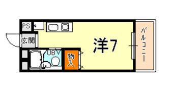 シオン塚口の間取り画像