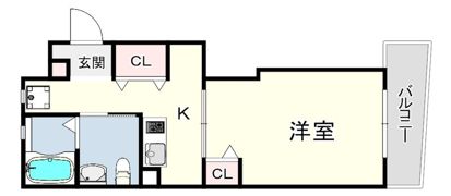 プレッジコートの間取り画像