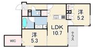 （仮称）南武庫之荘1丁目ヘーベルメゾンの間取り画像