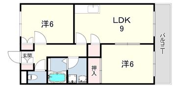 倉田メゾンの間取り画像