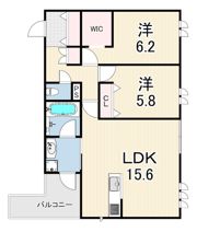 （仮称）東灘区御影2丁目へーベルメゾンの間取り画像
