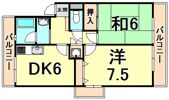 東町マンションの間取り画像