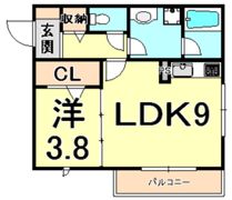 Courge（クラージュ）の間取り画像