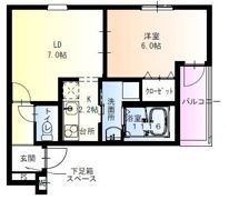 フジパレス西宮中島町II番館の間取り画像