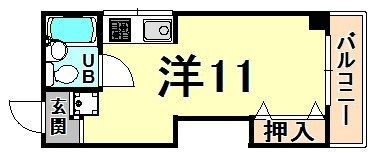 ハイエスト武庫之荘の間取り画像