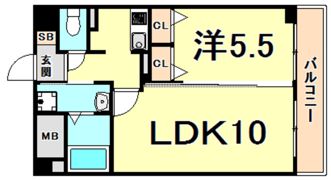 エトールXの間取り画像