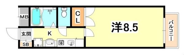 ハイツグレースの間取り画像