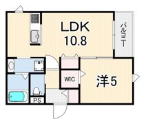 Nest武庫之荘の間取り画像