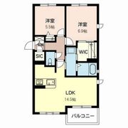 シャーメゾン御影山手の間取り画像