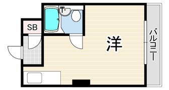 サンゼン山手ハイツの間取り画像