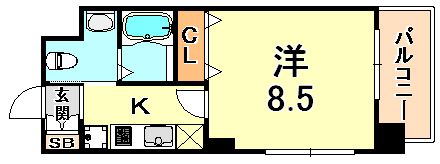エステムコートみなと元町THEFIRSTの間取り画像