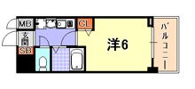 エステムコート神戸元町通の間取り画像