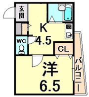 ステラハウス13の間取り画像