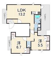カルム中町の間取り画像