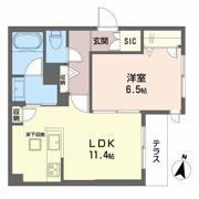 シャーメゾンKURA住吉の間取り画像