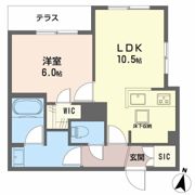 シャーメゾンKURA住吉の間取り画像