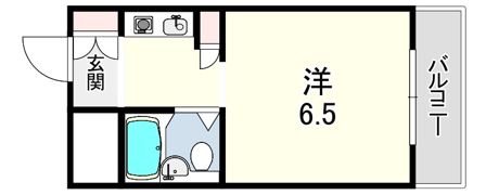 ハイステージ武庫之荘の間取り画像