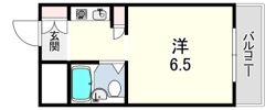 ハイステージ武庫之荘の間取り画像