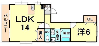シャンピア北町の間取り画像