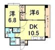 栗原マンションIIの間取り画像