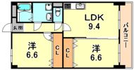 ベルロード六甲の間取り画像