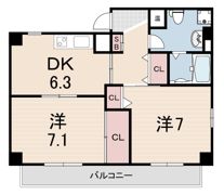 リアライズ昆陽の間取り画像