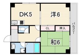 ハイツヤマトIIIの間取り画像