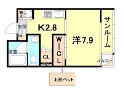 エス・キュート御影の間取り画像
