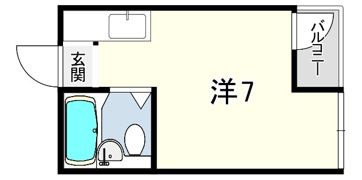 リリーフ中山手の間取り画像