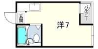 リリーフ中山手の間取り画像