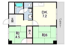 アルパ芦屋の間取り画像