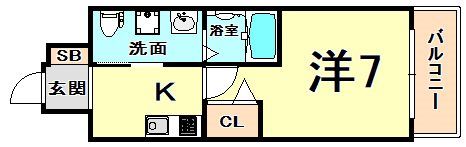 グルーブAriaトアロードの間取り画像