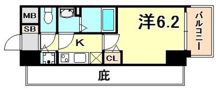 プレサンスジェネ新神戸ステーションフロントの間取り画像