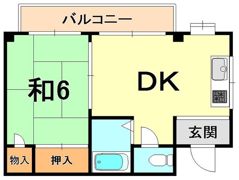 ドウエル永沢の間取り画像