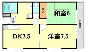 パース湊川の間取り画像