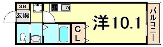 阪急西宮マンションの間取り画像
