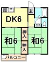 株元ハイツの間取り画像