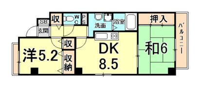 エスポワール171の間取り画像